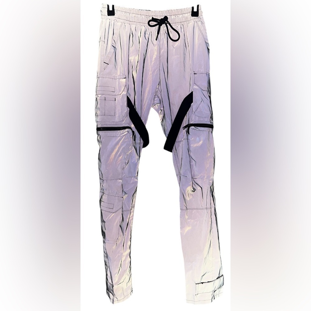 Life Code 3M Pants with Straps ~ Silver (REFLECTIVE)